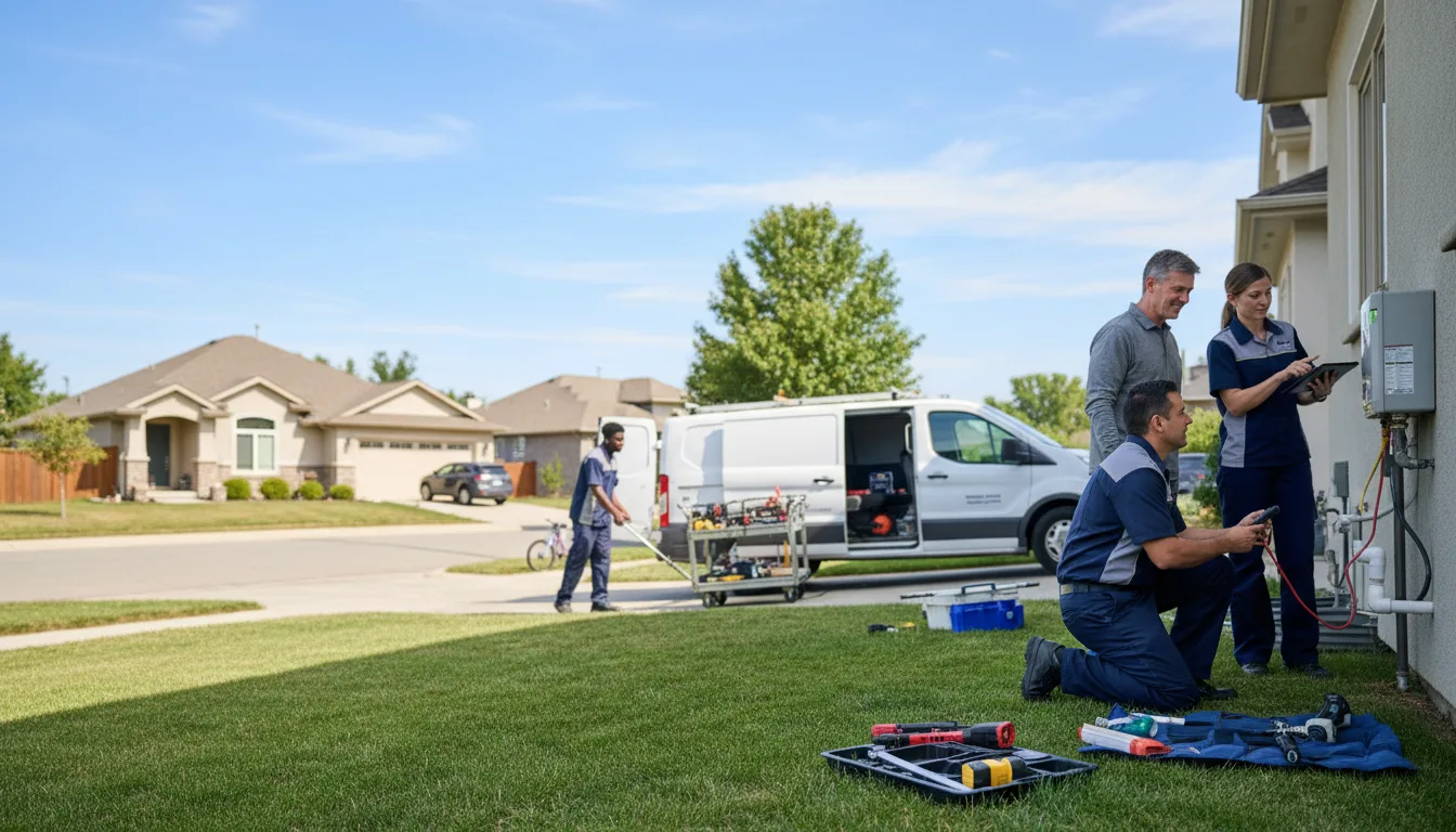 Tankless water heater service in Trent, SD